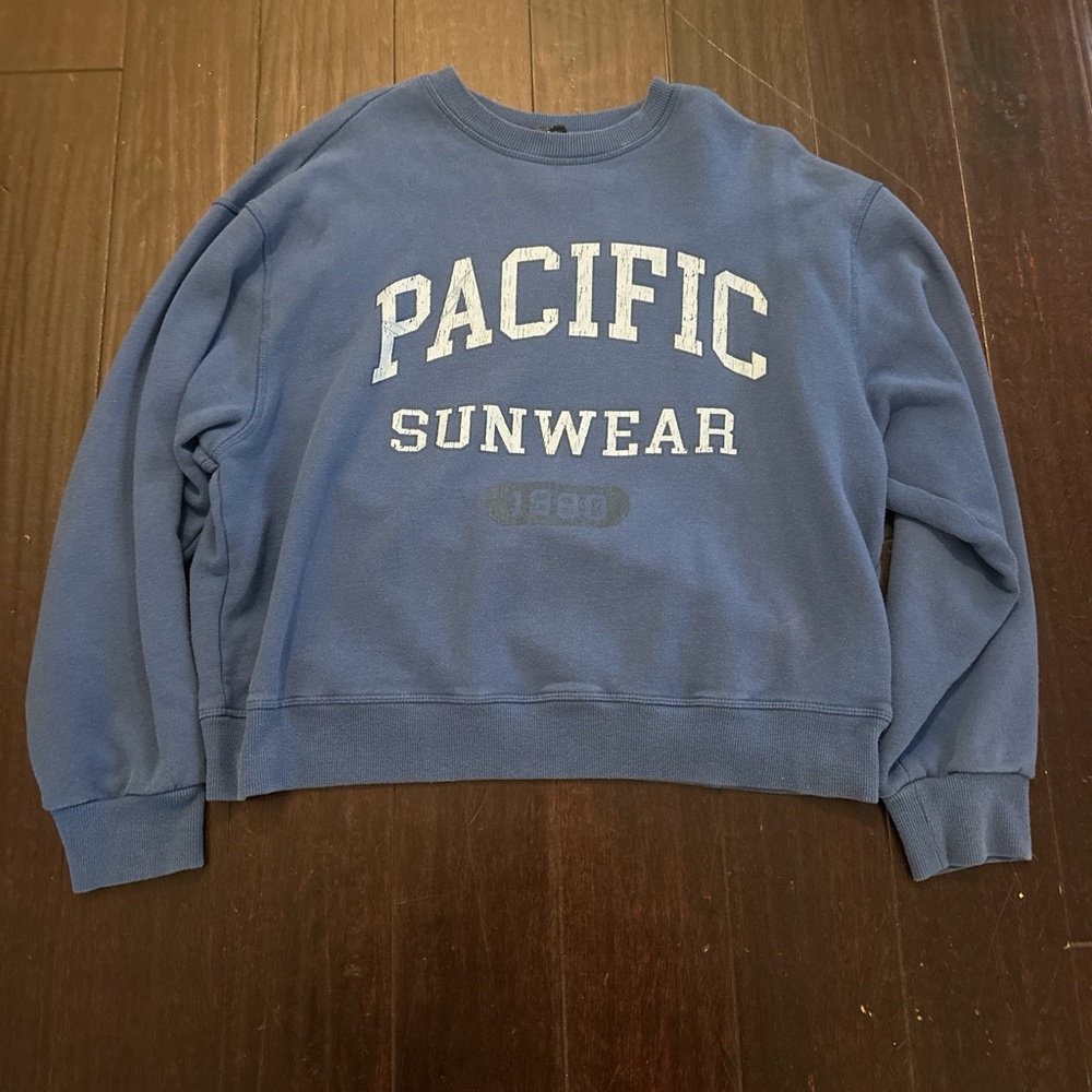 PacSun Blue Crew Neck Sweater